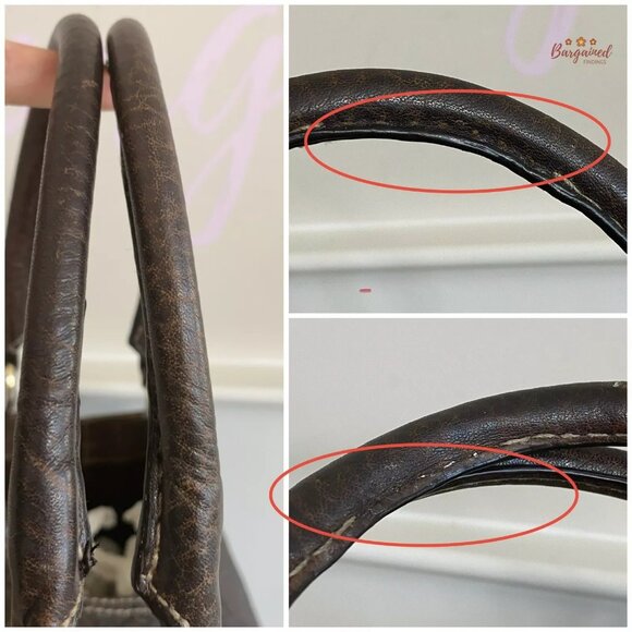 Authentic GUCCI Dark Brown Guccissima Leather New Pelham Large Shoulder Bag - Picture 7 of 15